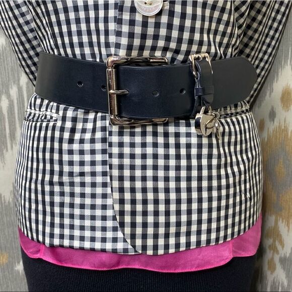 Ralph Lauren Spring Runway 2000 Black & White Gingham Silk Shantung Jacket - Picture 6 of 16